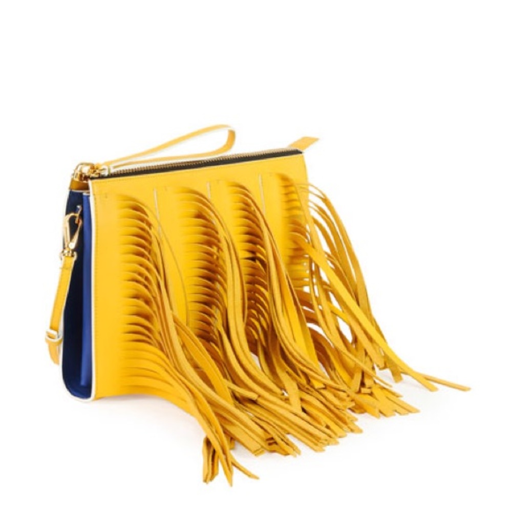 Marni Leather Fringe Crossbody Bag